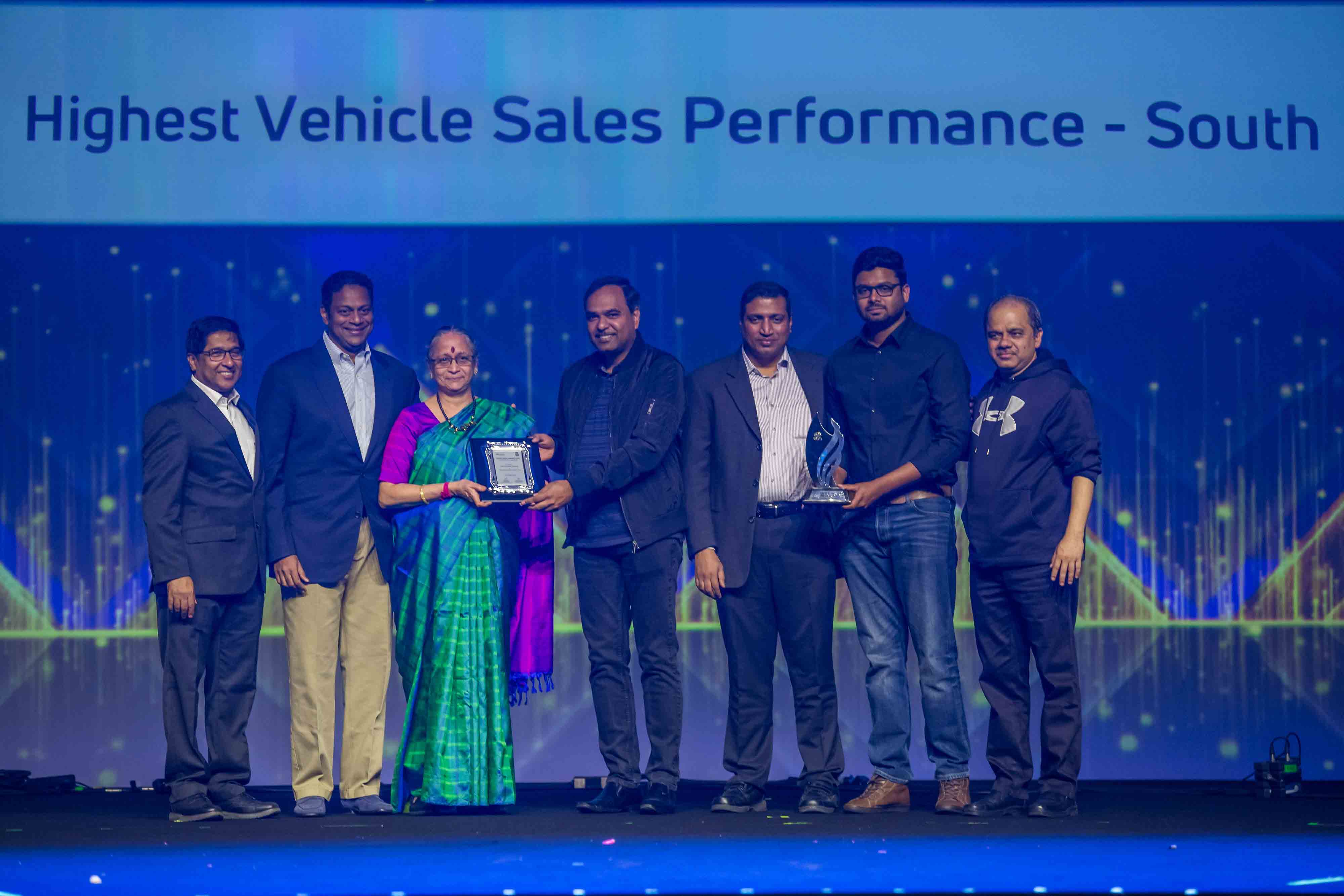 Highest Vehicle Sales Performance - South